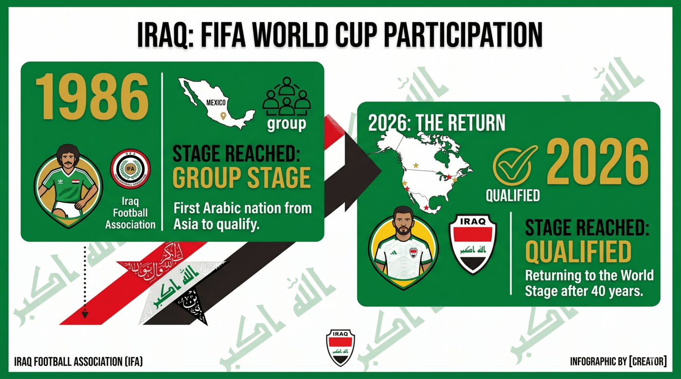 Iraq, strada lunga e cuore caldo verso il Mondiale 🌍