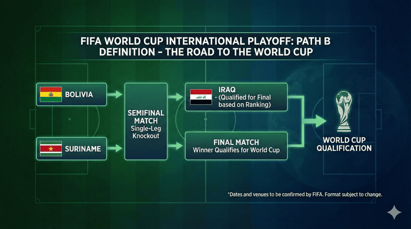 🌍 Intercontinental Play-off Pathway B: Two Matches to Earn a World Cup Ticket
